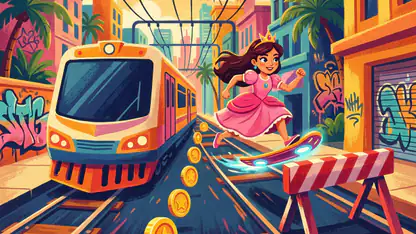 Subway Princess Runner: Kurze Runden, knapper Nervenkitzel header