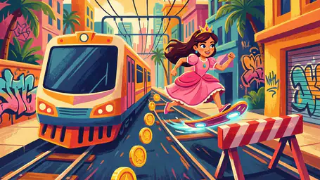 Subway Princess Runner: Kurze Runden, knapper Nervenkitzel header