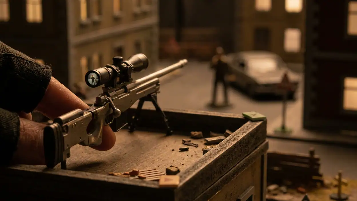 Sniper 3D: איך משחק צלפים קצר הופך את הטלפון לטקס של שליטה header