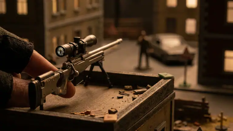 Sniper 3D: איך משחק צלפים קצר הופך את הטלפון לטקס של שליטה header