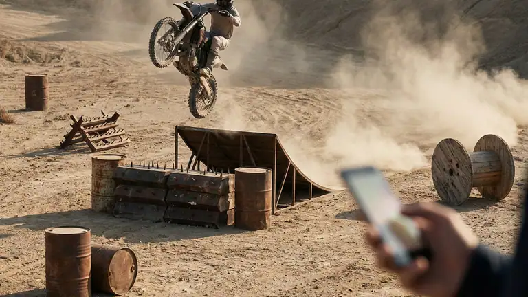 Moto X3M Bike Race Game zmienia zasady jazdy. Czy warto porzucić Traffic Ridera i Asphalta? header